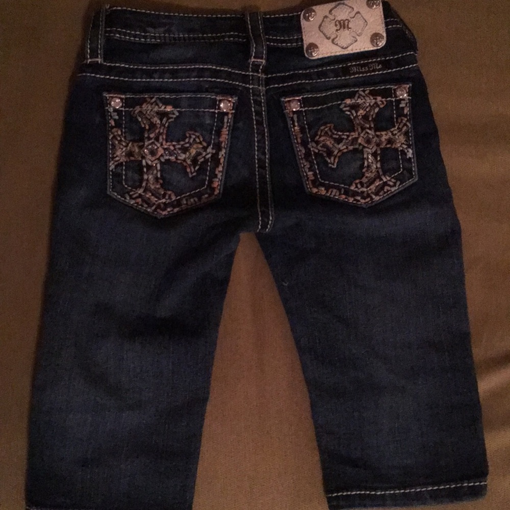 Miss Me girls long jean shorts